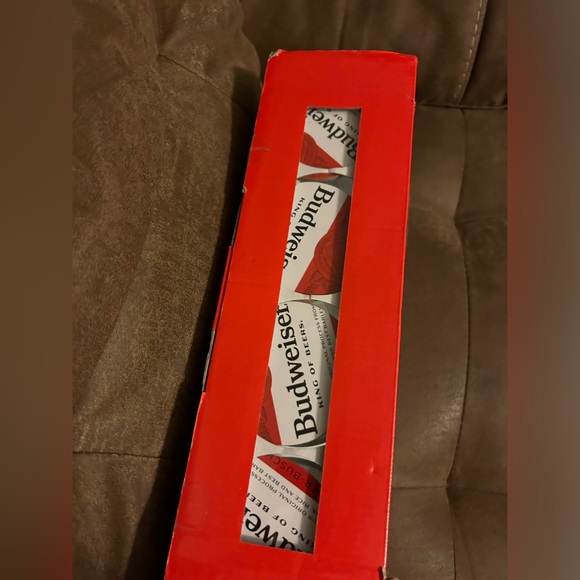 Authentically Licensed Budweiser 16oz Pint Glass🍻w Coasters Set of 4 Compatible - Picture 2 of 7